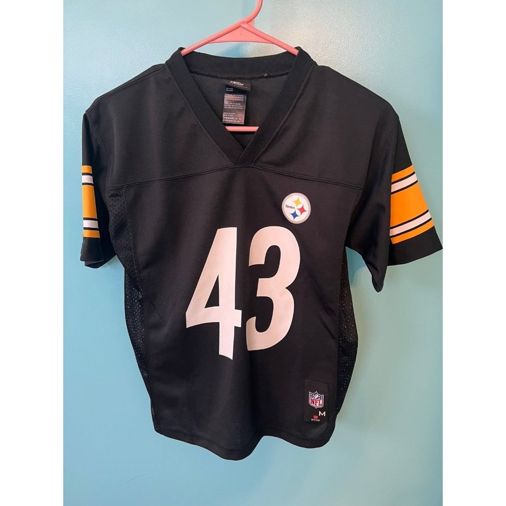 Reebok TROY POLAMALU PITTSBURGH STEELERS Youth NFL Team JERSEY Size Medium